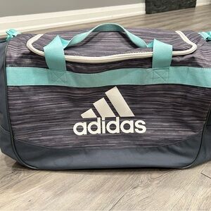 Adidas Charcoal and Mint Sports Bag